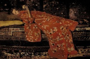 George Hendrik Breitner - Girl in Red Kimono