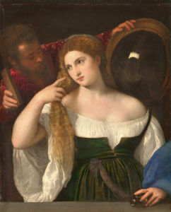 Portrait d'une Femme à sa Toilette by Titian
