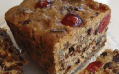 More family recipes … Mom’s Applesauce Fruitcake